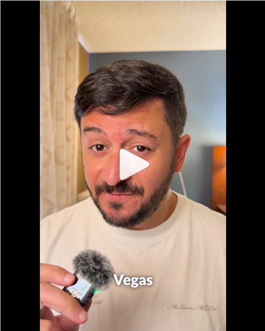 Actual frame from Matthew’s video: Batching a week of conference content
