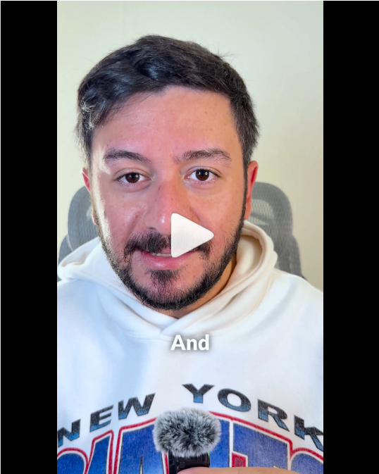 Actual frame from Matthew’s video: Thirty days later: what changed